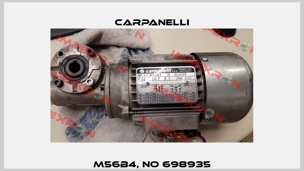 M56B4, No 698935 Carpanelli