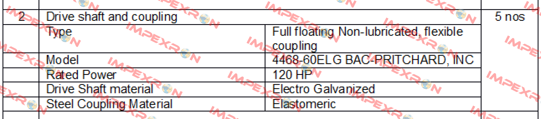 4468-60ELG BAC-PRITCHARD, INC Amarillo Gear