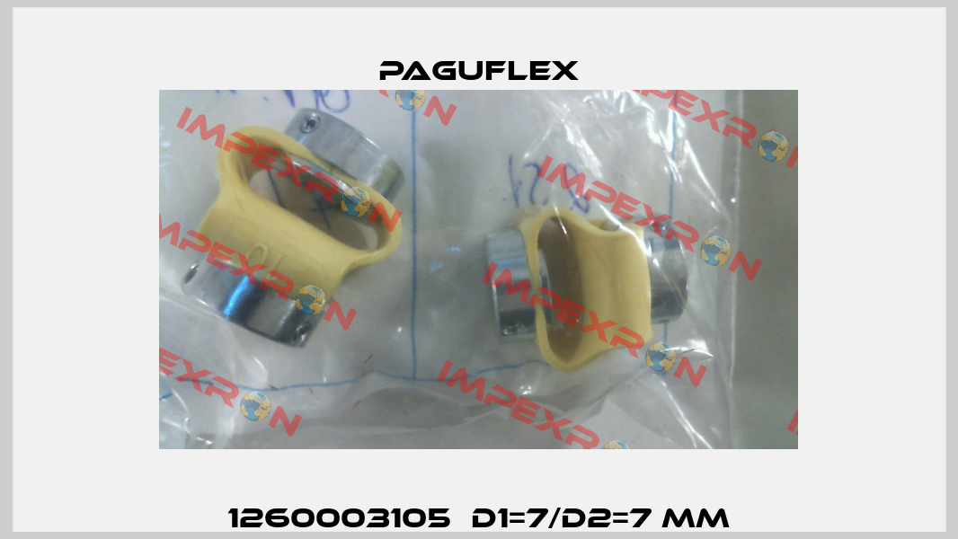 1260003105  d1=7/d2=7 mm Paguflex