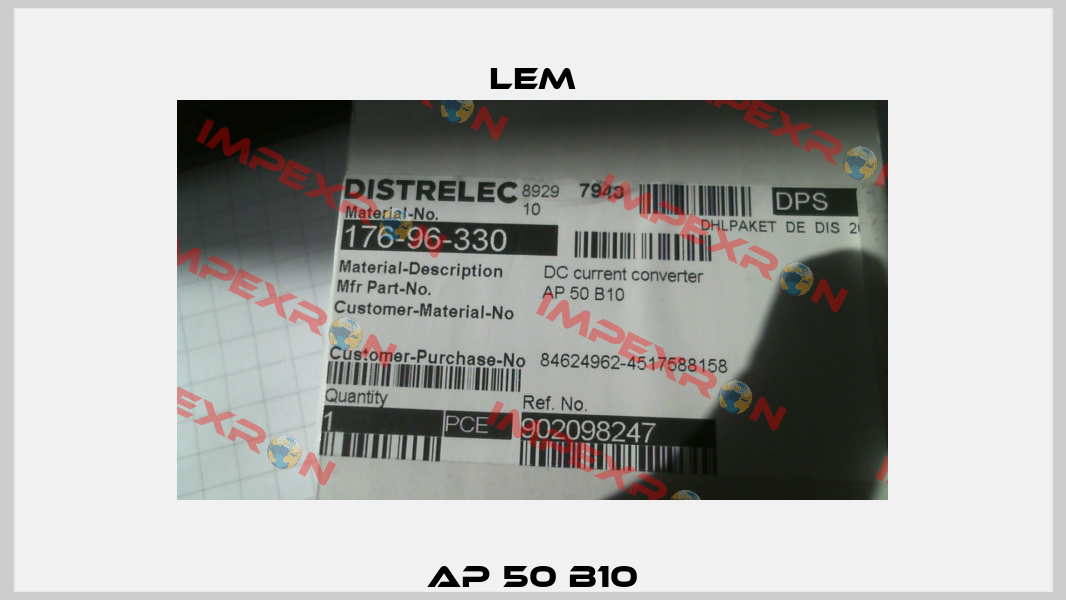 AP 50 B10 Lem