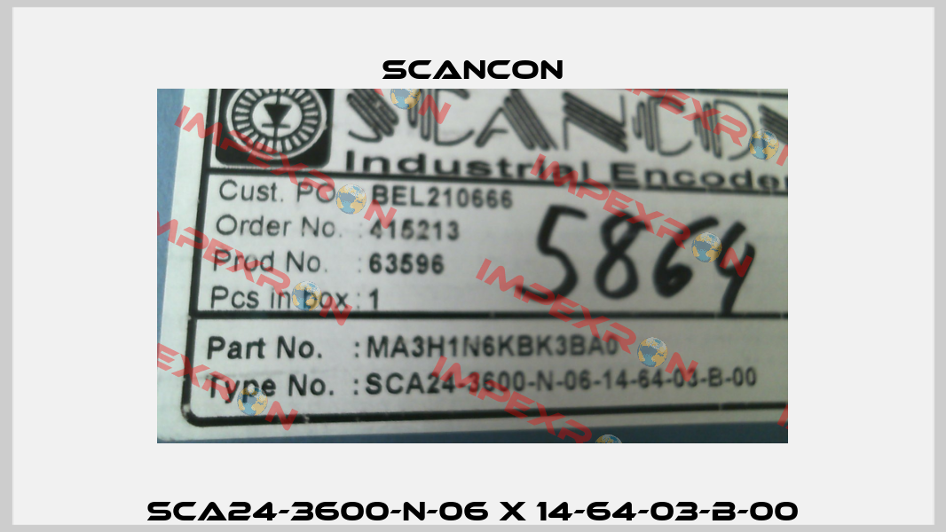 SCA24-3600-N-06 x 14-64-03-B-00 Scancon