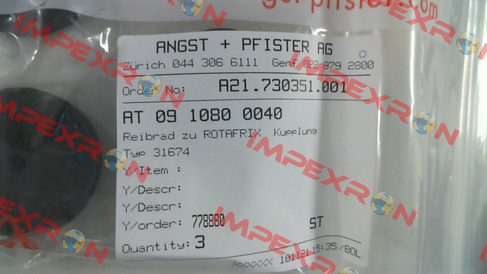 0910800040 Angst-Pfister