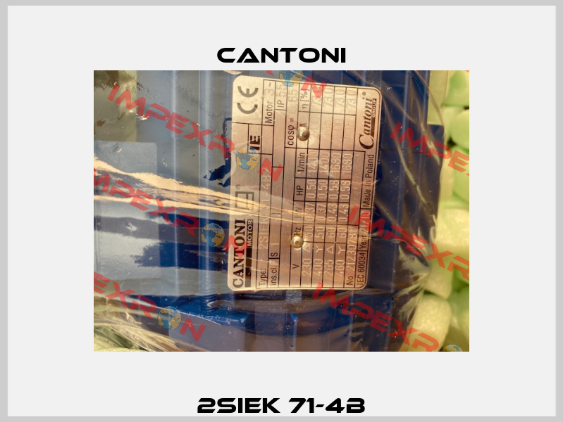2SIEK 71-4B Cantoni