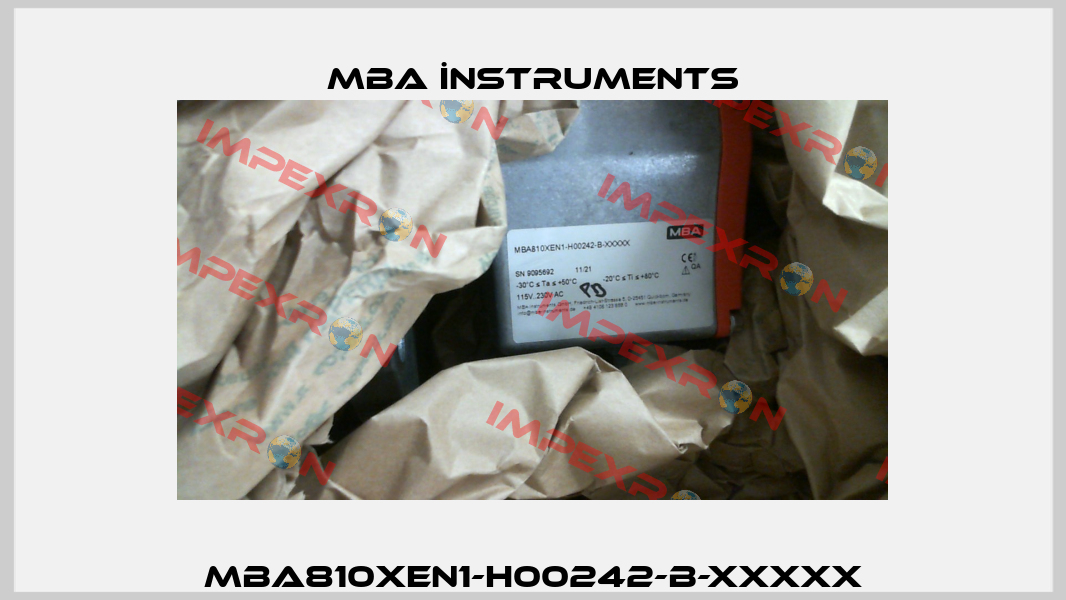 MBA810XEN1-H00242-B-XXXXX MBA Instruments
