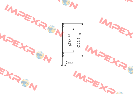 Type: WS3822 32x44,7x2mm Centellen