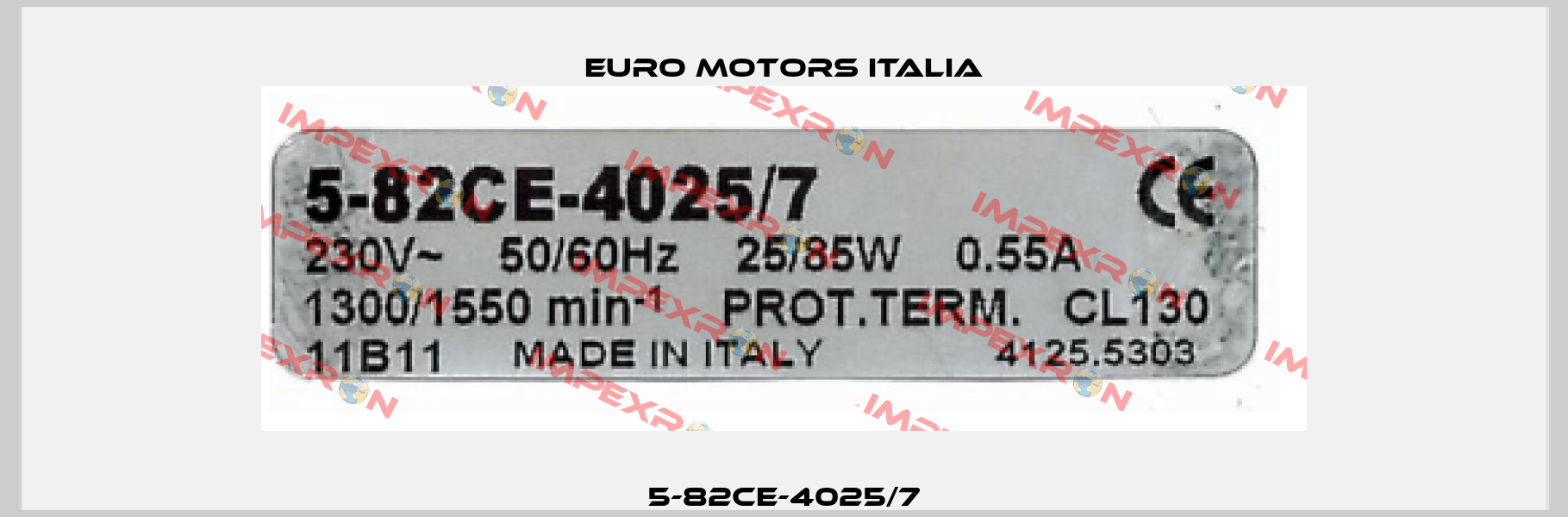 5-82CE-4025/7 Euro Motors Italia