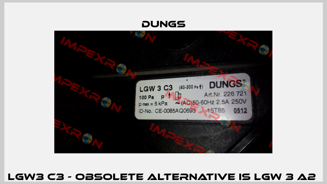 LGW3 C3 - obsolete alternative is LGW 3 A2  Dungs