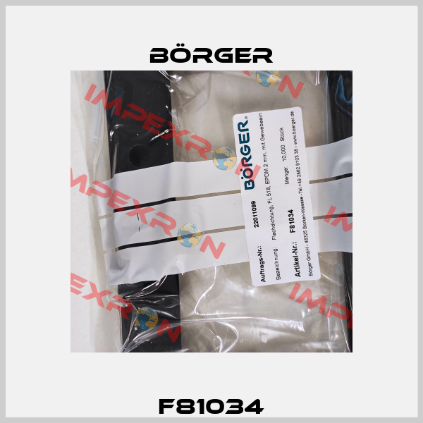 F81034 Börger