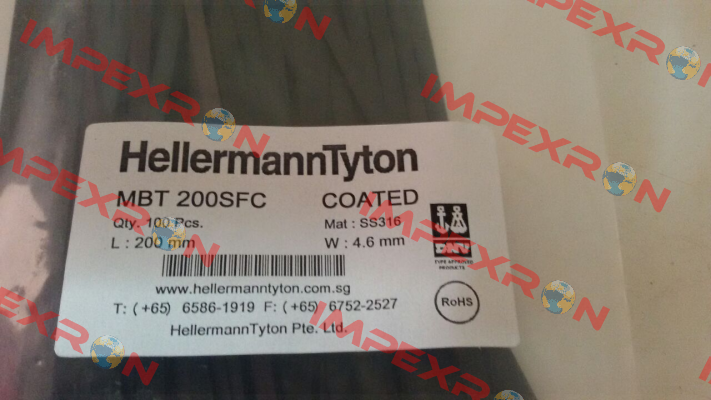 MBT 200SFC Coated  Hellermann Tyton