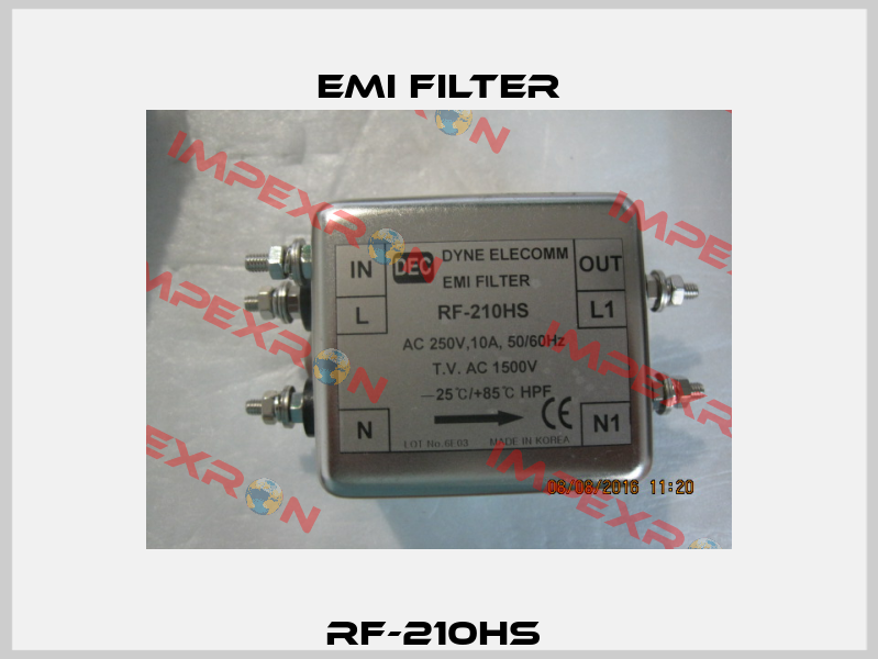 RF-210HS  Emi Filter