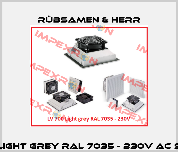 LV 700 Light grey RAL 7035 - 230V AC suction Rübsamen & Herr