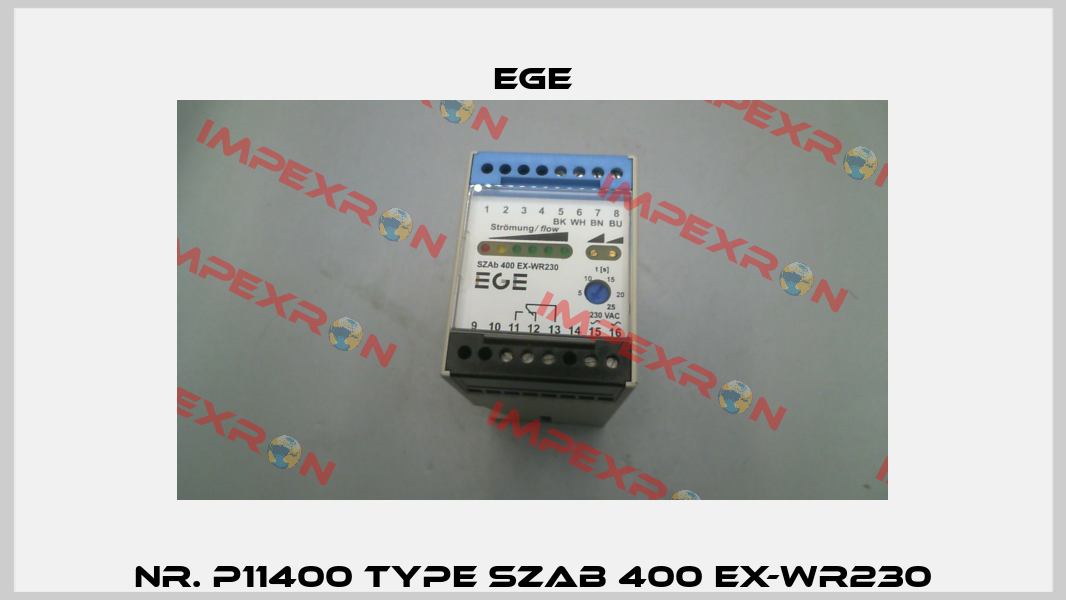 Nr. P11400 Type SZAb 400 Ex-WR230 Ege