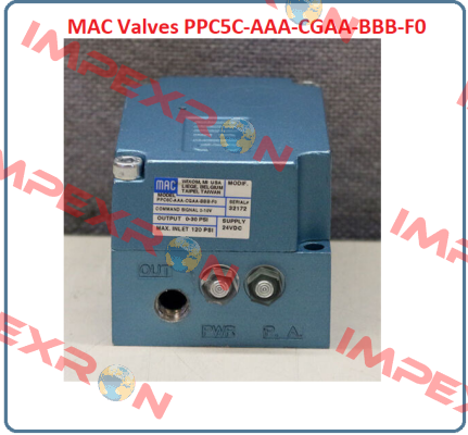 PPC5C-AGA-AGAA-BBB-FO МAC Valves