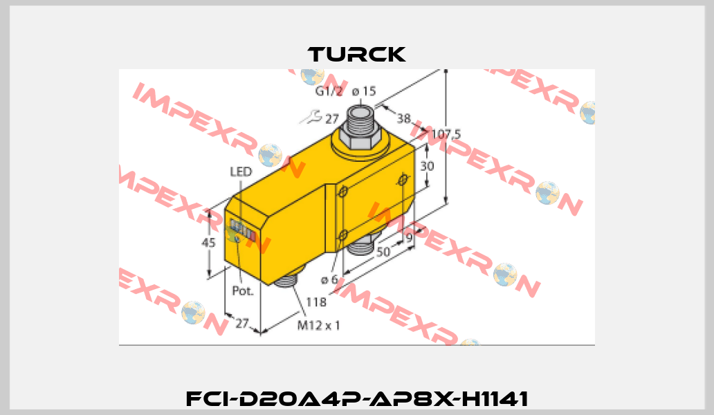 FCI-D20A4P-AP8X-H1141 Turck