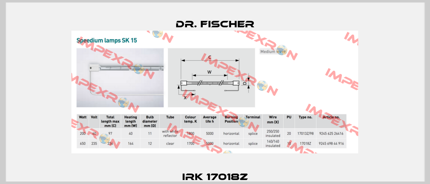 IRK 17018Z Dr. Fischer
