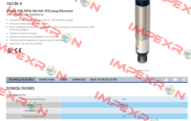FAIZ/BN-1E Micro Detectors / Diell (now Datasensing)