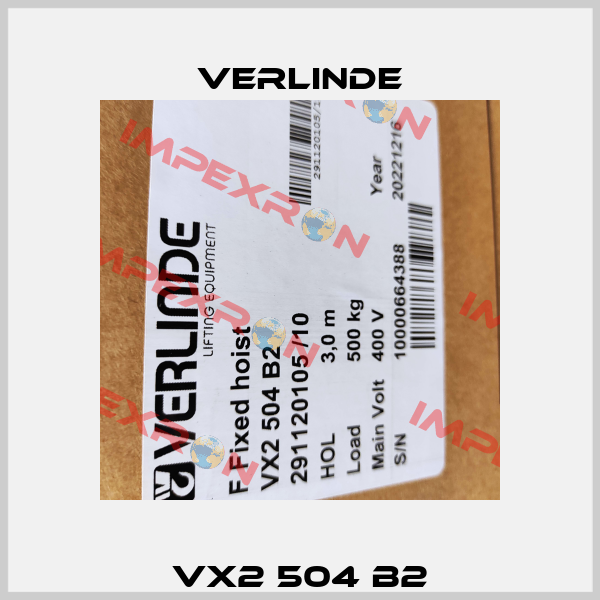 VX2 504 B2 Verlinde