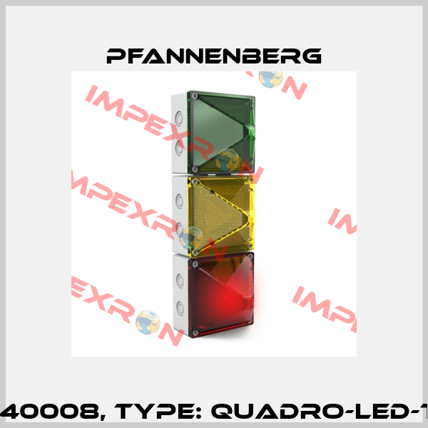 Art.No. 21106640008, Type: QUADRO-LED-TL RD YE GN HV Pfannenberg