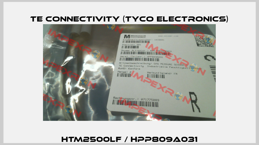 HTM2500LF / HPP809A031 TE Connectivity (Tyco Electronics)