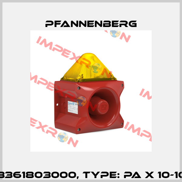 Art.No. 23361803000, Type: PA X 10-10 24 DC GE Pfannenberg