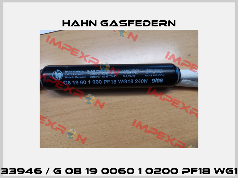 G08-19ST-33946 / G 08 19 0060 1 0200 PF18 WG18 00240N Hahn Gasfedern