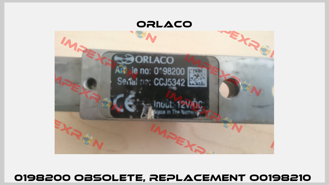 0198200 obsolete, replacement O0198210  Orlaco