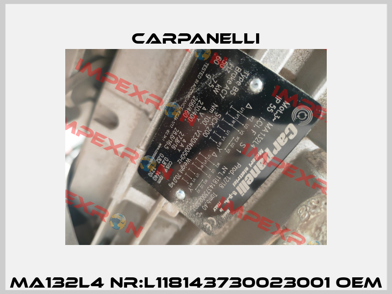 MA132L4 Nr:L118143730023001 OEM Carpanelli