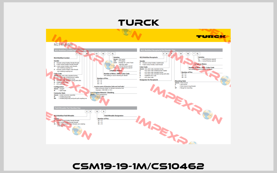 CSM19-19-1M/CS10462 Turck
