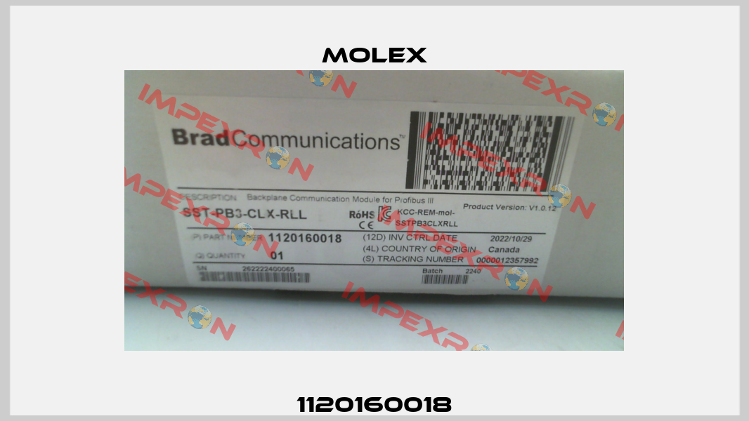 1120160018 Molex