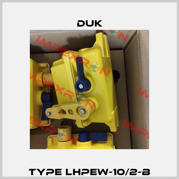 Type LHPEw-10/2-B DUK