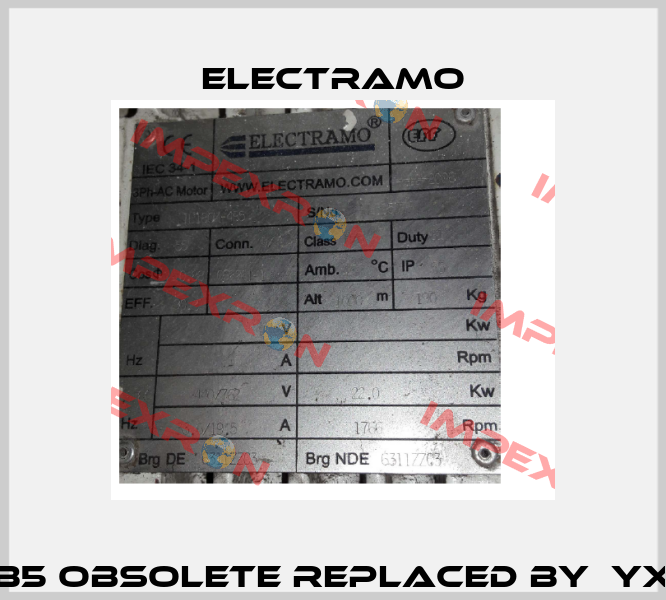 1L180M-4B5 obsolete replaced by  YX3-180M4  Electramo