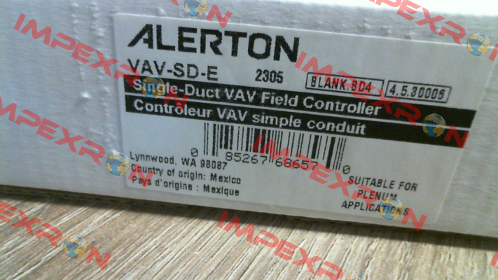 VAV-SD-E Alerton