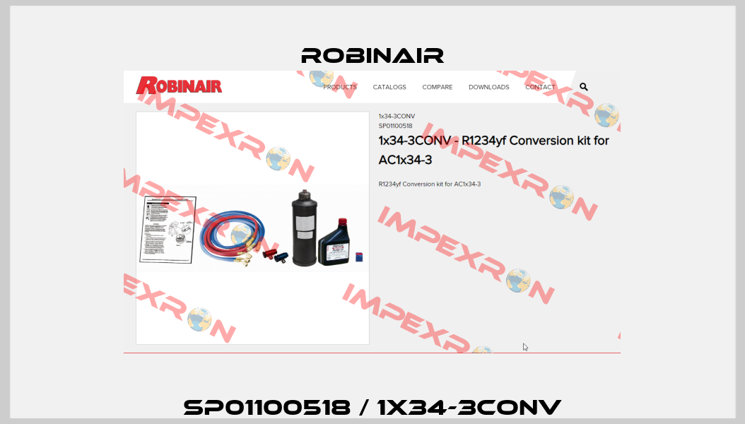 SP01100518 / 1x34-3CONV Robinair