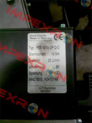 PSE4210-DP-D-O  Halstrup Walcher