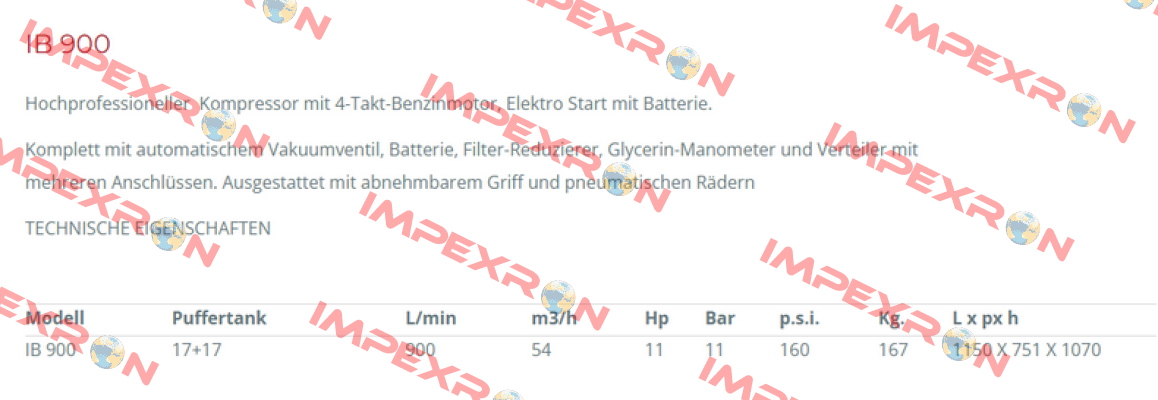 60200058 - IB 900 Ibix