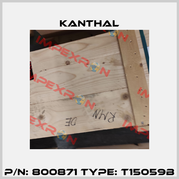 P/N: 800871 Type: T15059B Kanthal