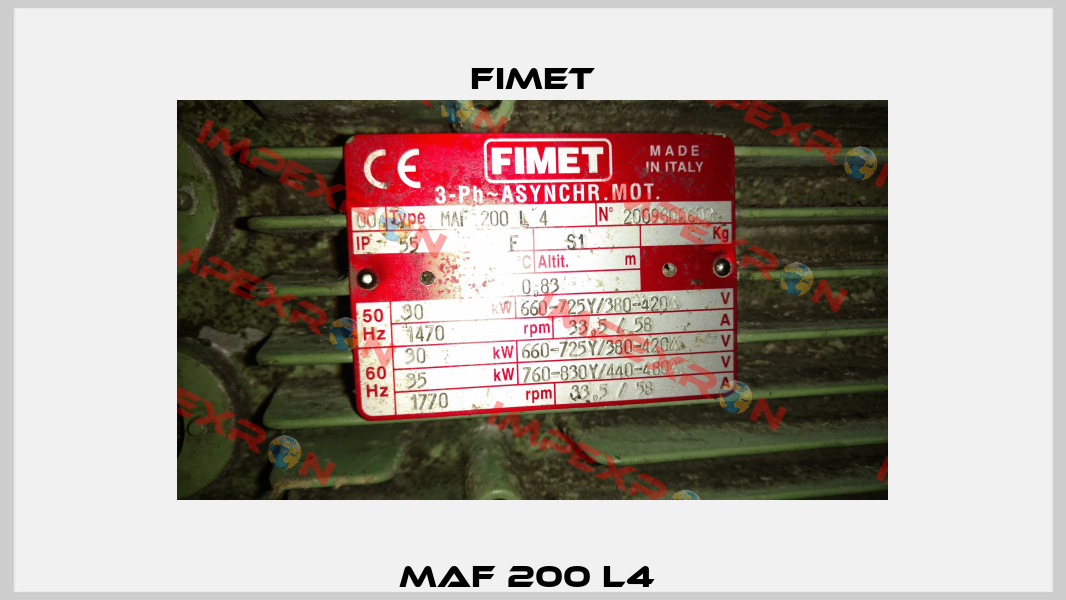 MAF 200 L4  Fimet